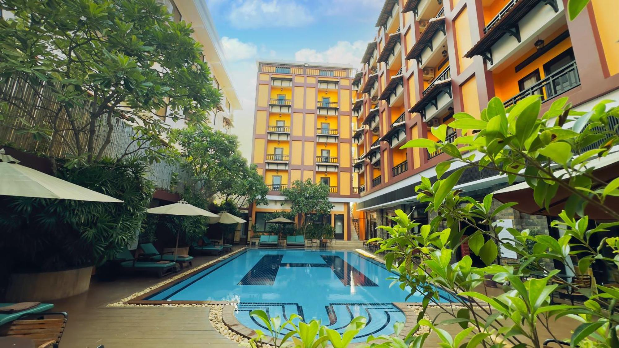 Sokchea Angkor Hotel Siem Reap Exterior foto